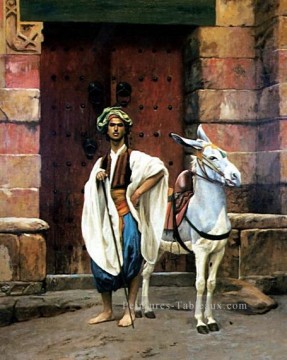  Key Tableaux - Saïs et son âne grec oriental arabisme Jean Léon Gérôme